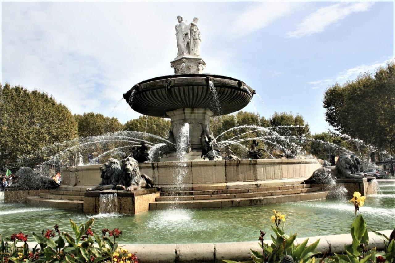 Blue Fountain Luxueux Studio Aix Centre Historique -Wifi-Smart Tv- Aix-en-Provence Ngoại thất bức ảnh